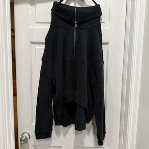 Sweaty Betty Cozy Black Turtleneck Sweater